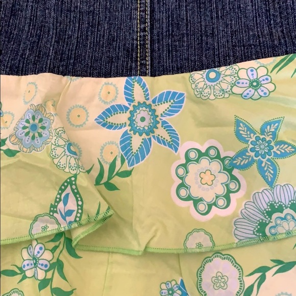 NWT spring & summer denim, halter, ruffle dress - Picture 3 of 6